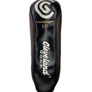 Cleveland Launcher 17° Degree Fairway Wood Golf Club Head Cover Headcover Black